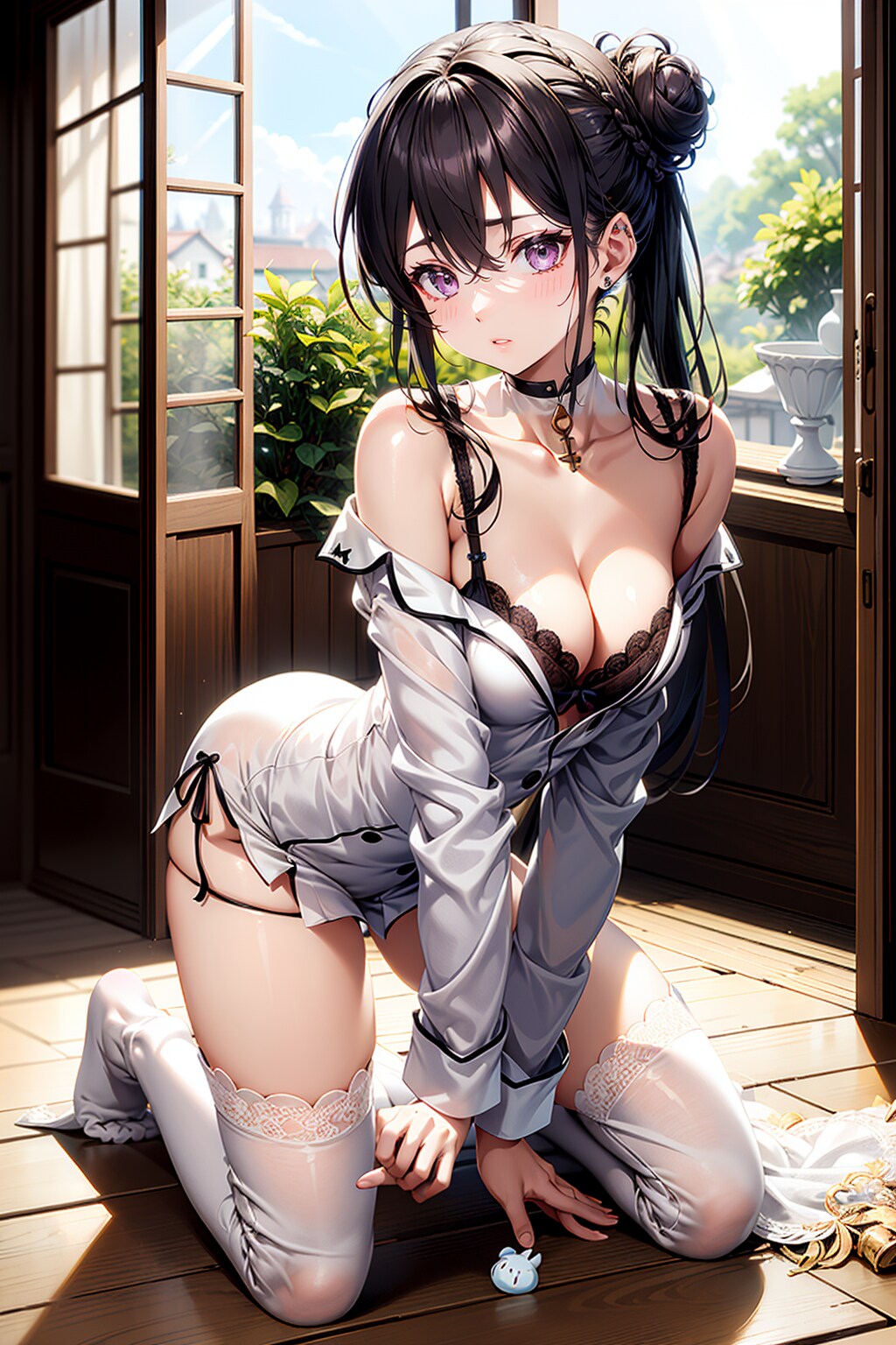 Morning Play [Sheer White]