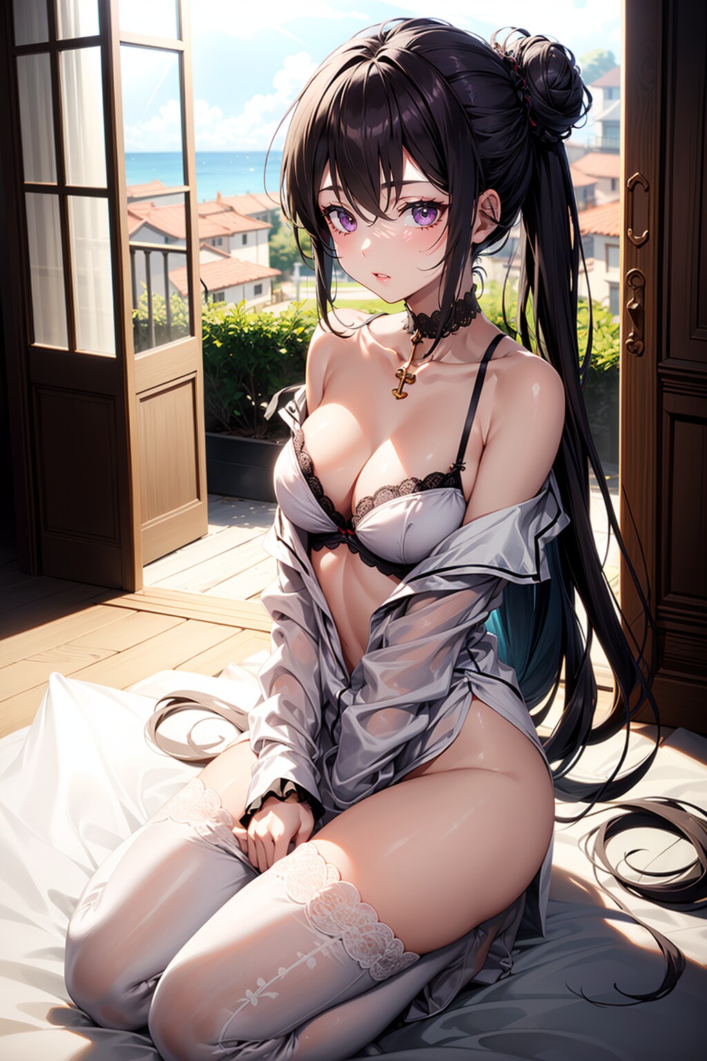 Morning Play [Sheer White]