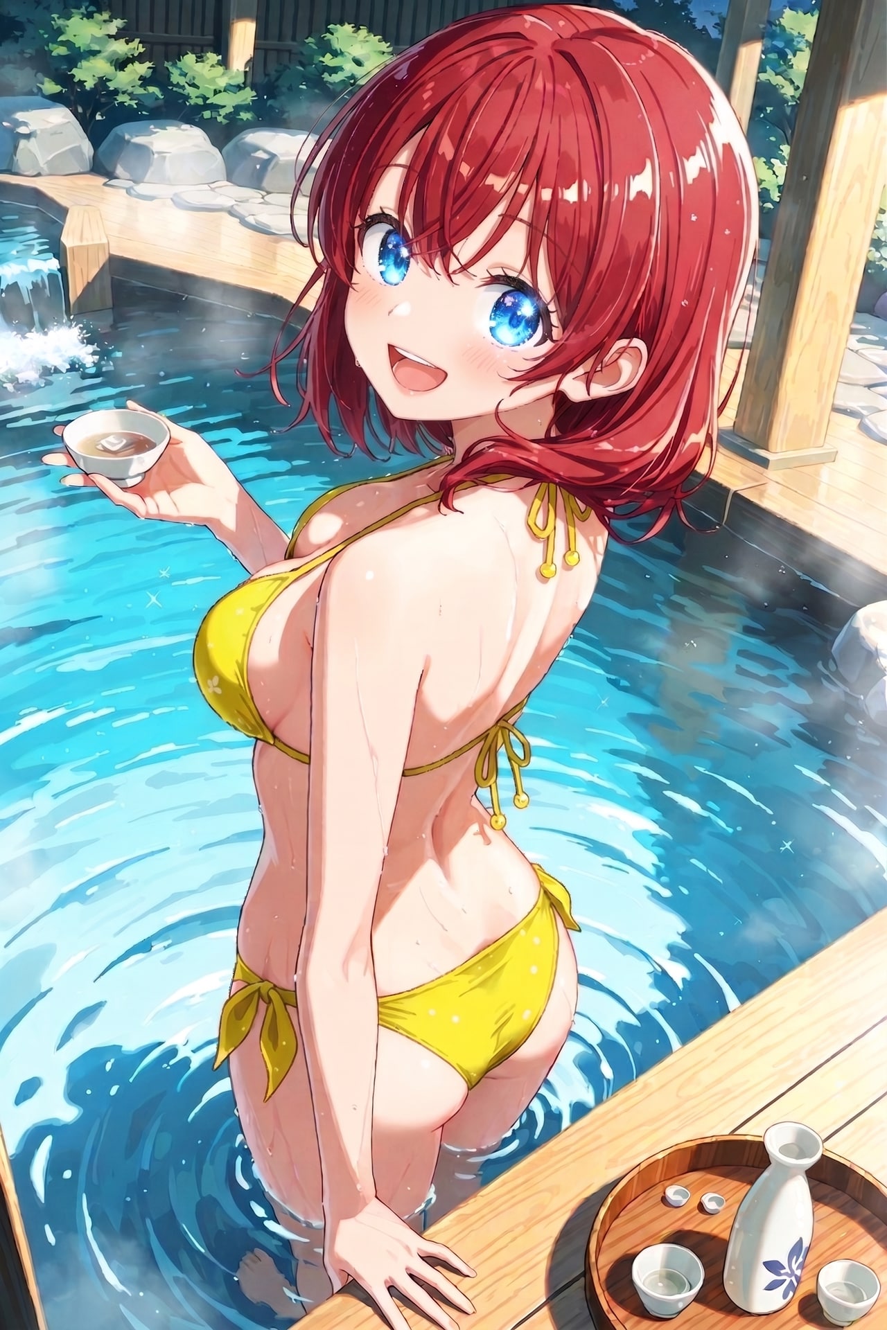 温泉で女の子と日本酒・全年齢版 Z714