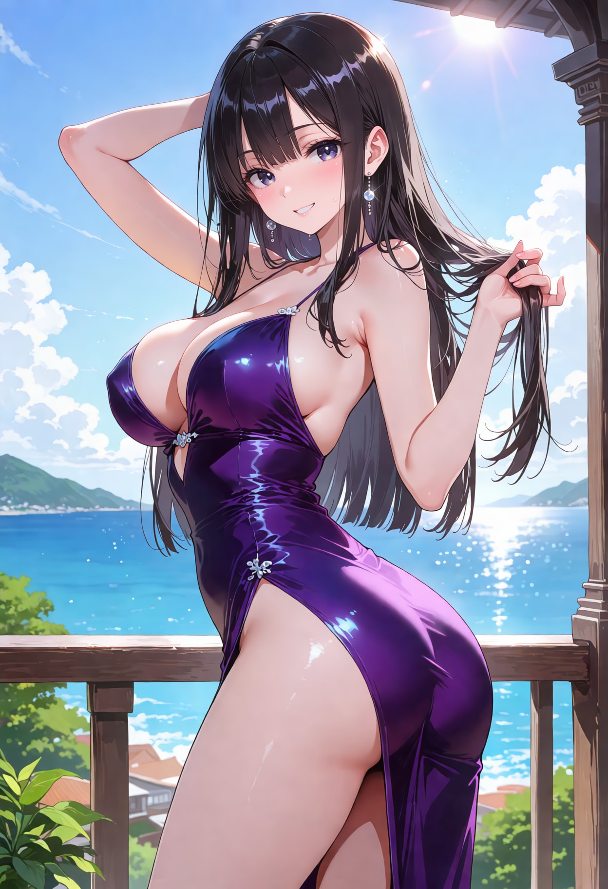 ふふっ……どう？　似合ってるかなぁ？