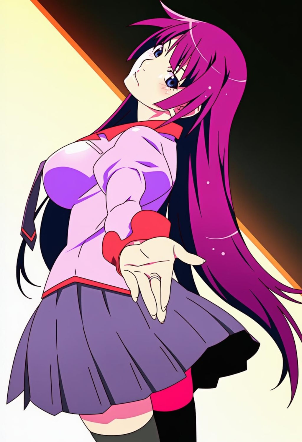 制服コスプレ振り向きシャフ度人妻