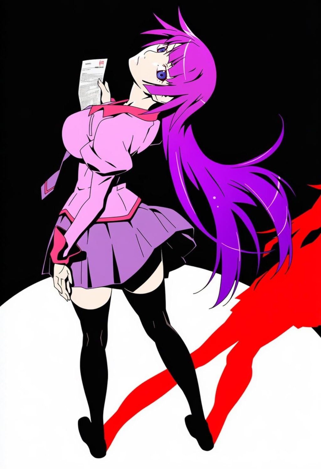 制服コスプレ振り向きシャフ度人妻