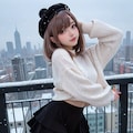 アニマルレッグウオーマー女子　2 2枚目