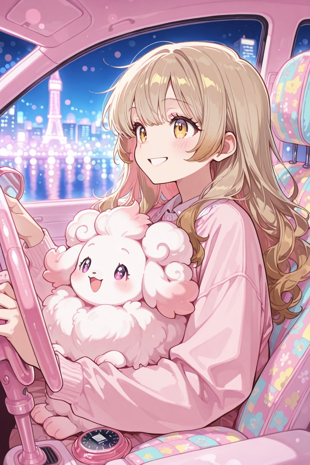 ギャルちゃんの夜景ドライブ