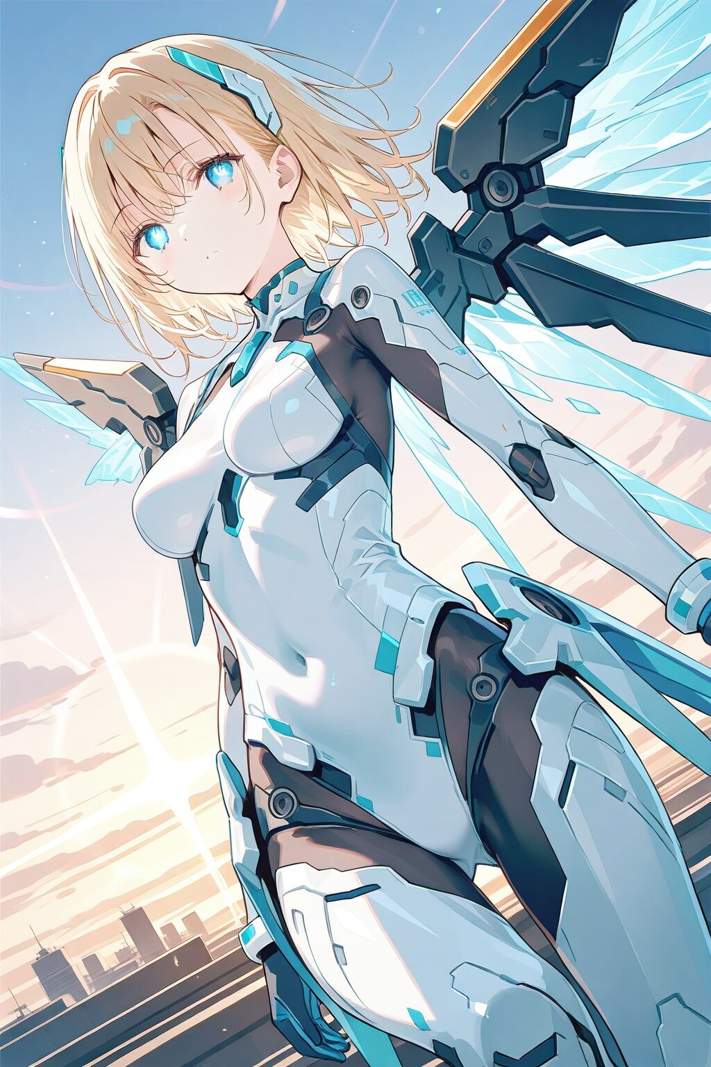 飛ぶメカ娘