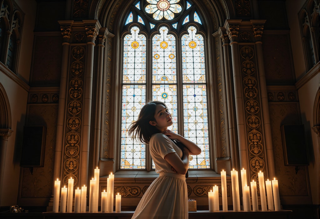 教会とステンドグラス