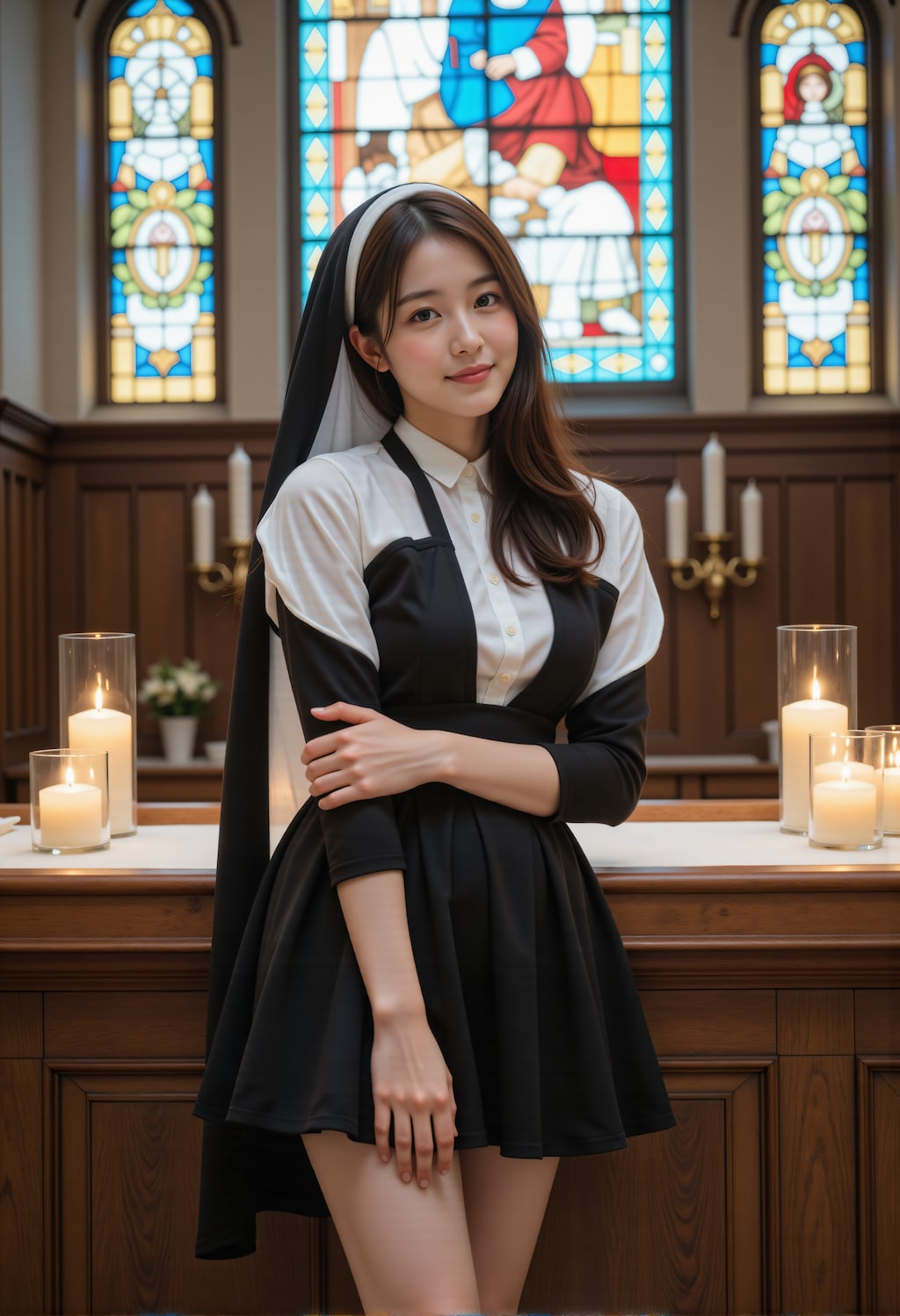 教会とステンドグラス