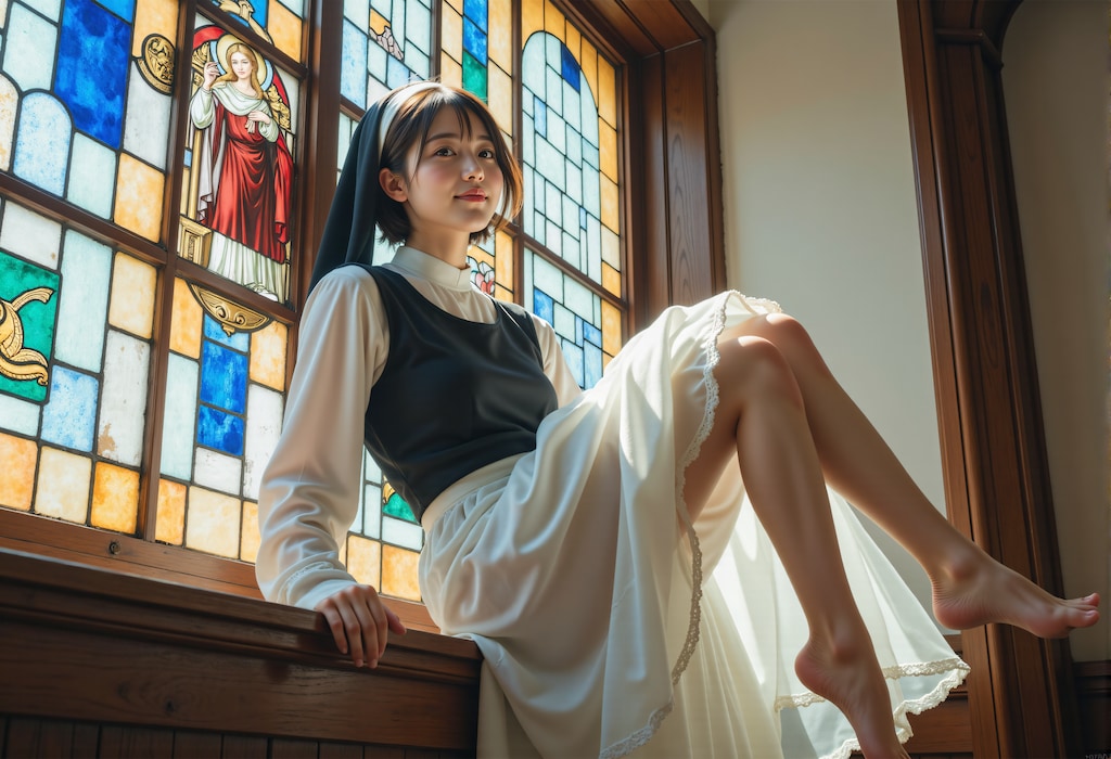 教会とステンドグラス