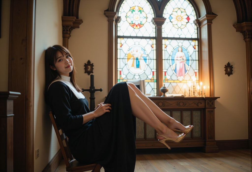 教会とステンドグラス