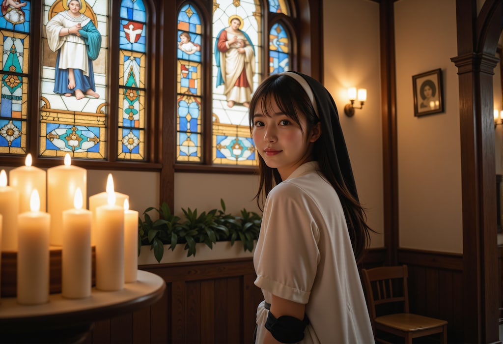 教会とステンドグラス