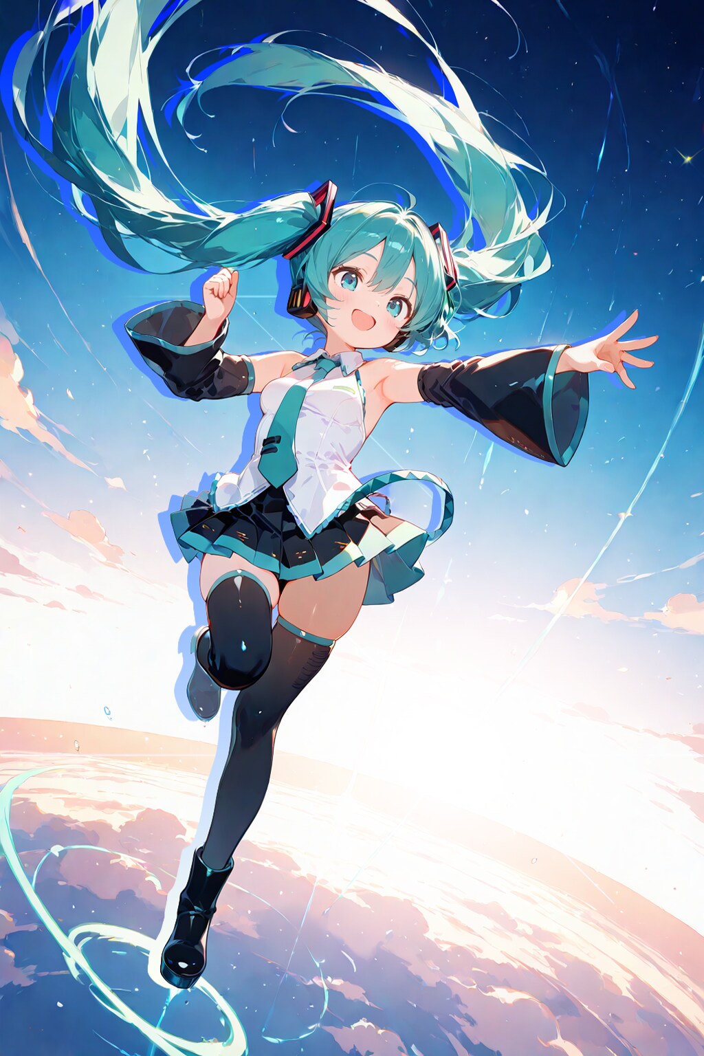 初音ミクのイメージイラスト（テスト）　【初音ミク】