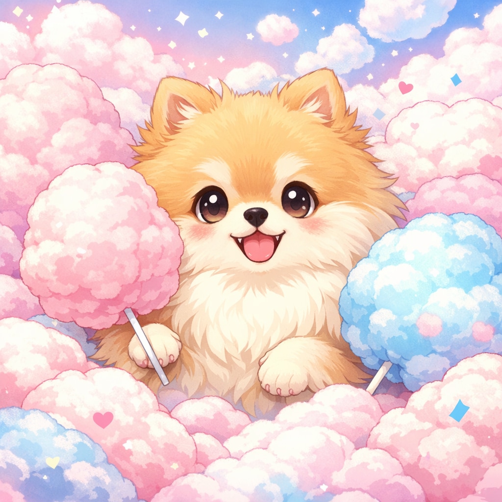 【動物】キュン死に確実！綿あめイッヌ❤️