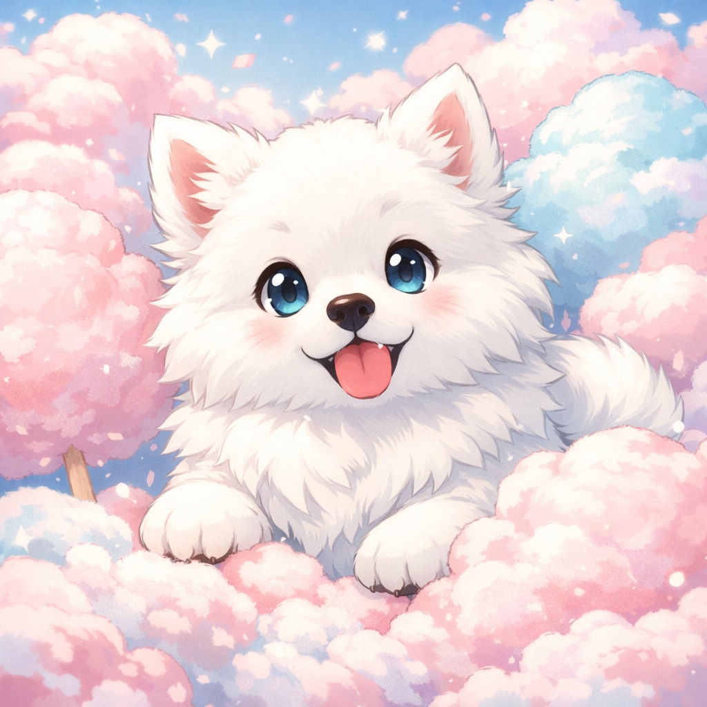 【動物】キュン死に確実！綿あめイッヌ❤️