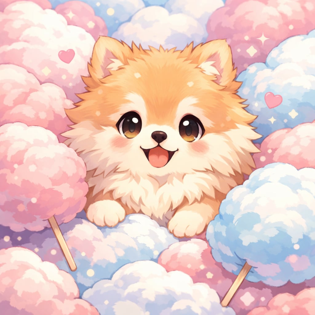 【動物】キュン死に確実！綿あめイッヌ❤️