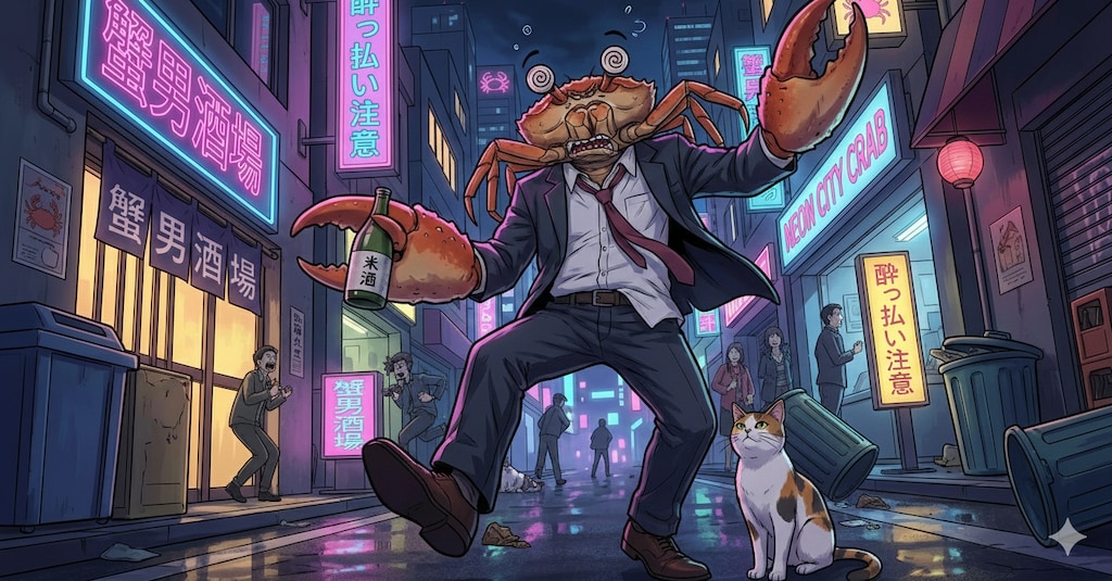 暴カニ男