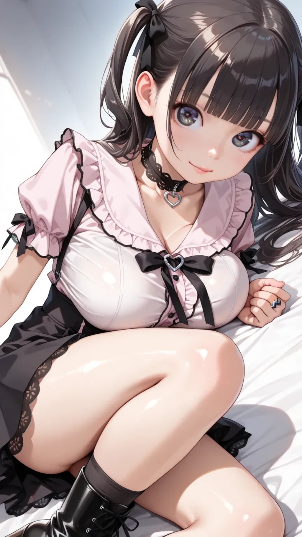 一人称視点で添い寝するロリ先輩(23歳)と