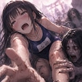 スク水と黄泉醜女 2枚目