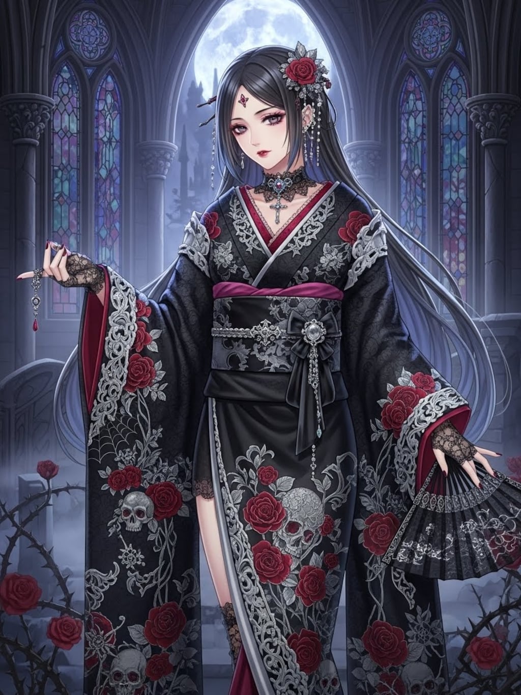 ゴシック着物②