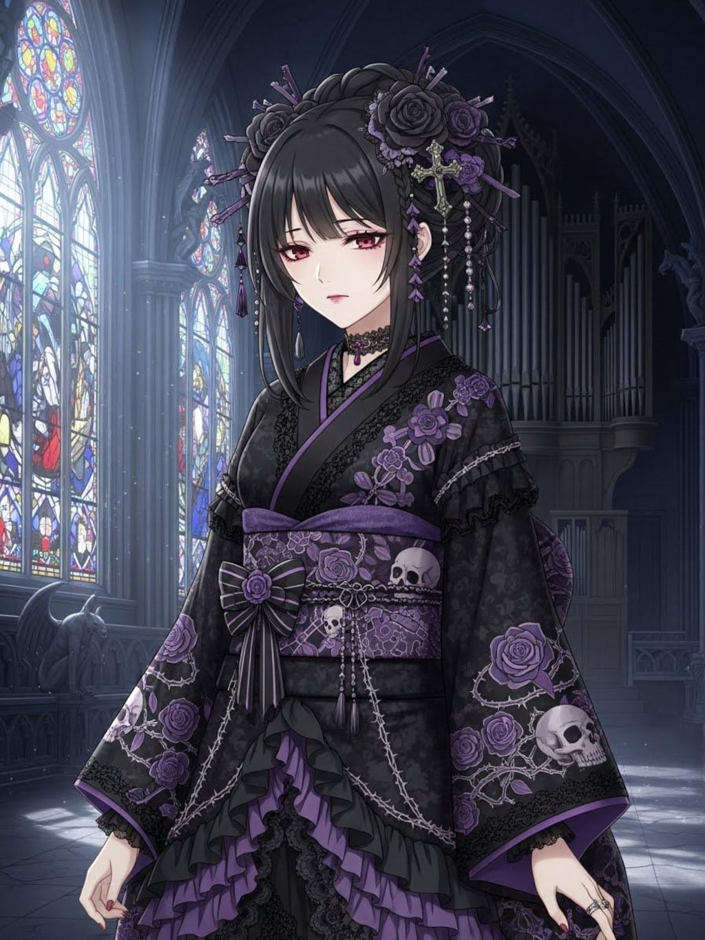 ゴシック着物②