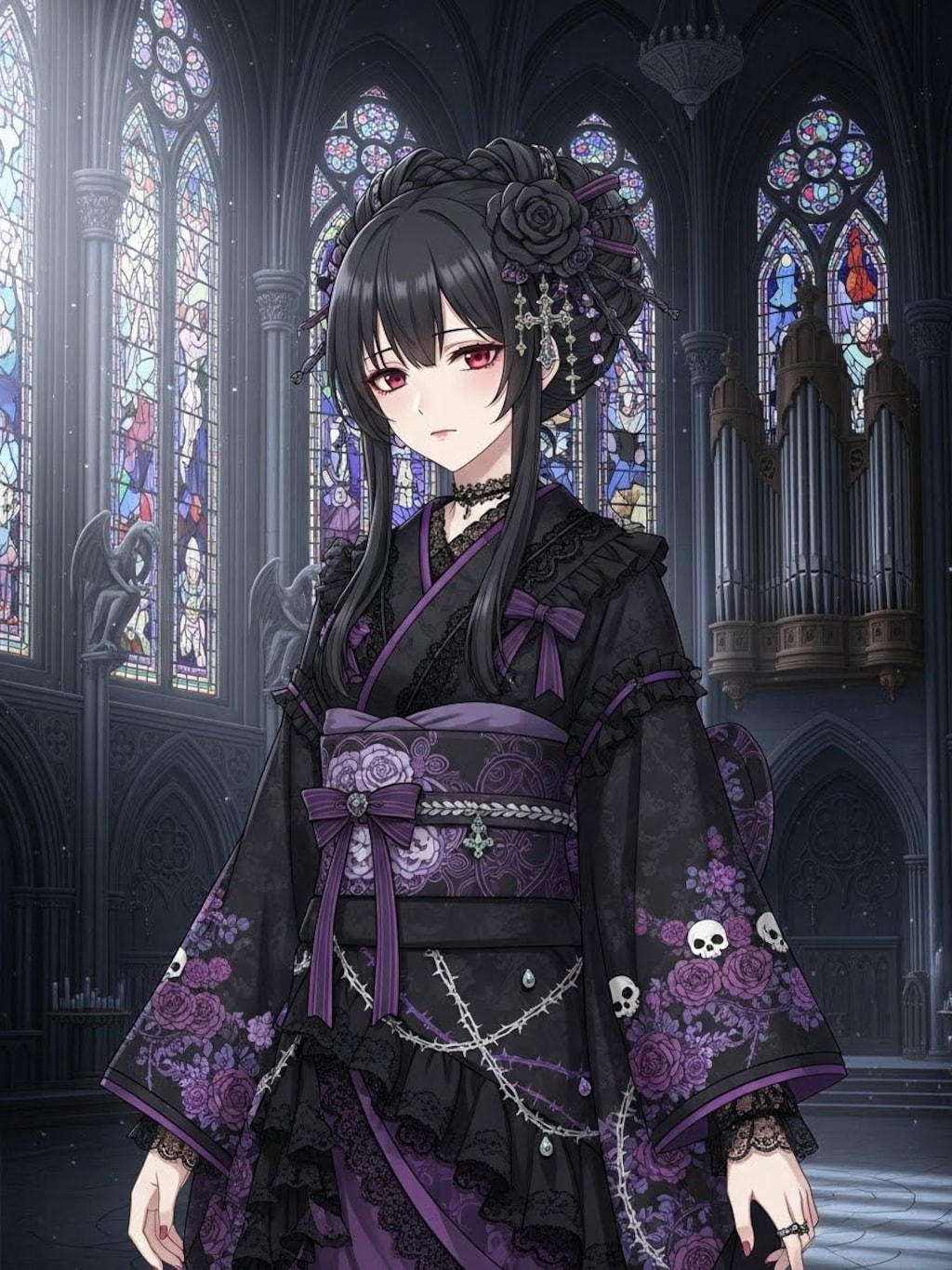 ゴシック着物②