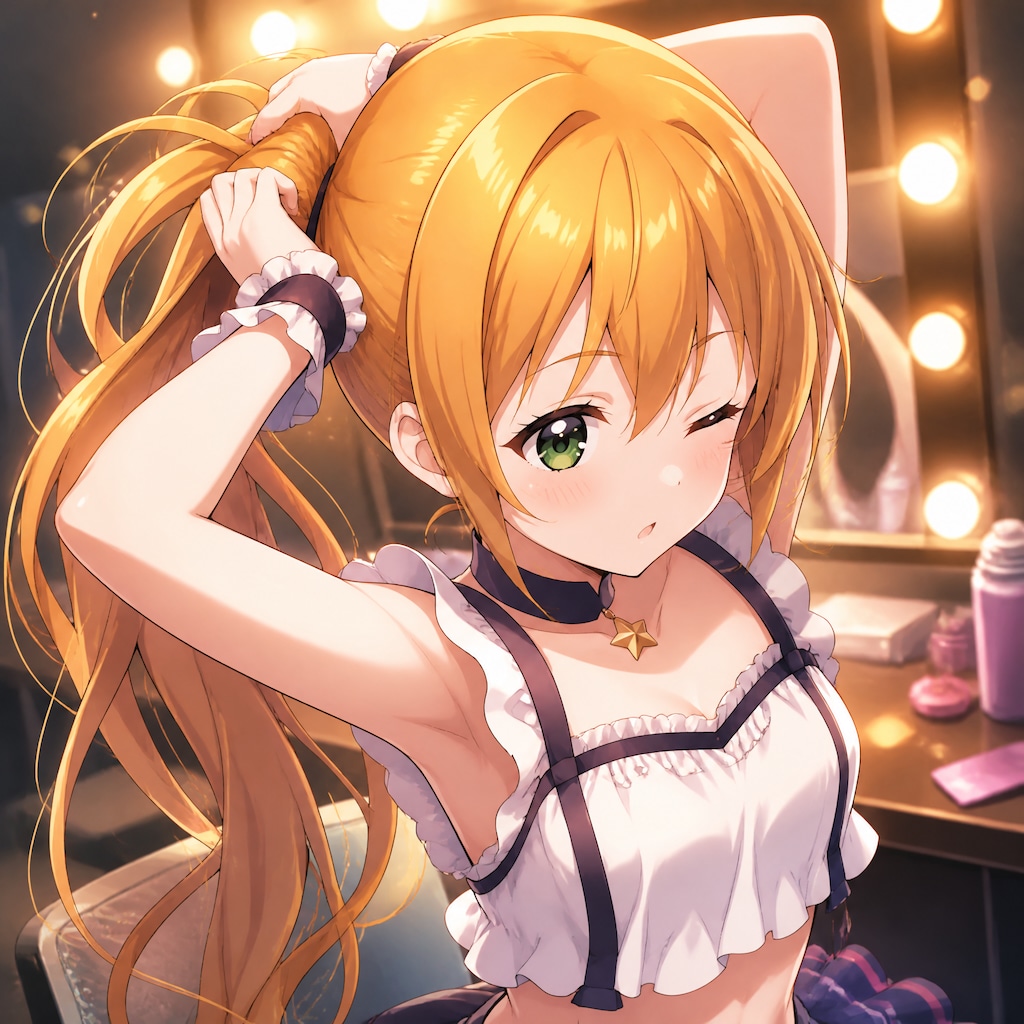 髪束（１）3時のアイドル　GPTimages2.0