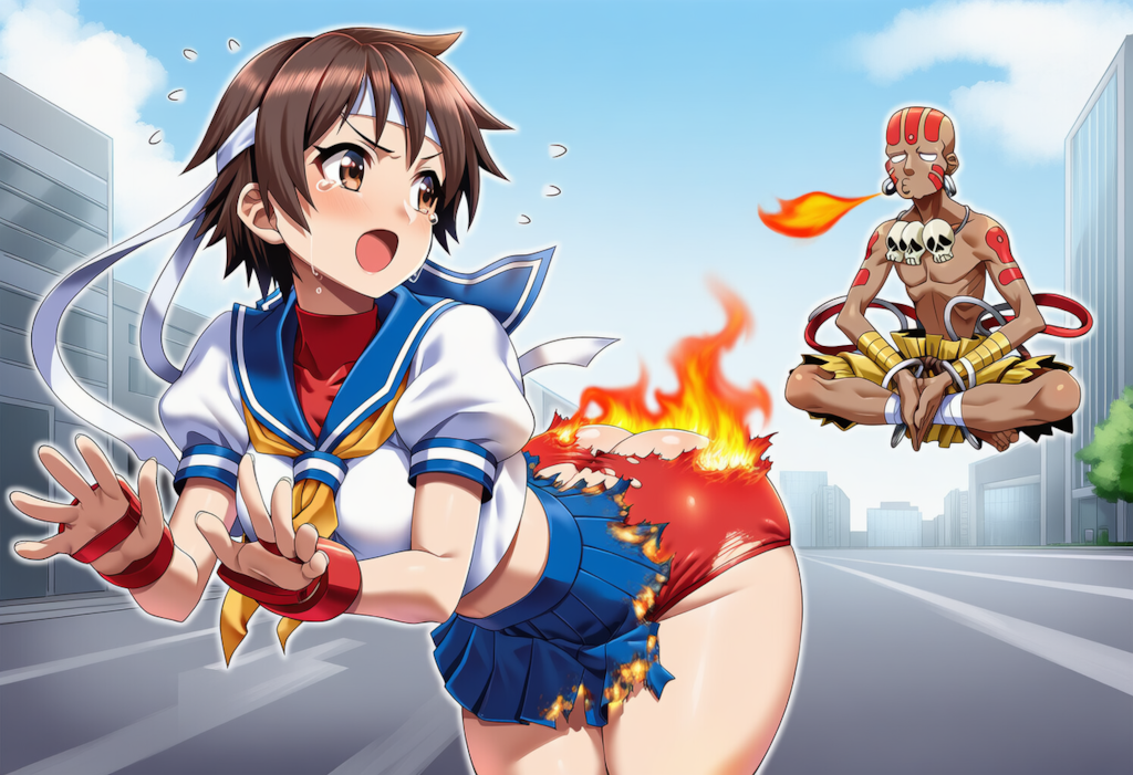 さくらvsダルシム