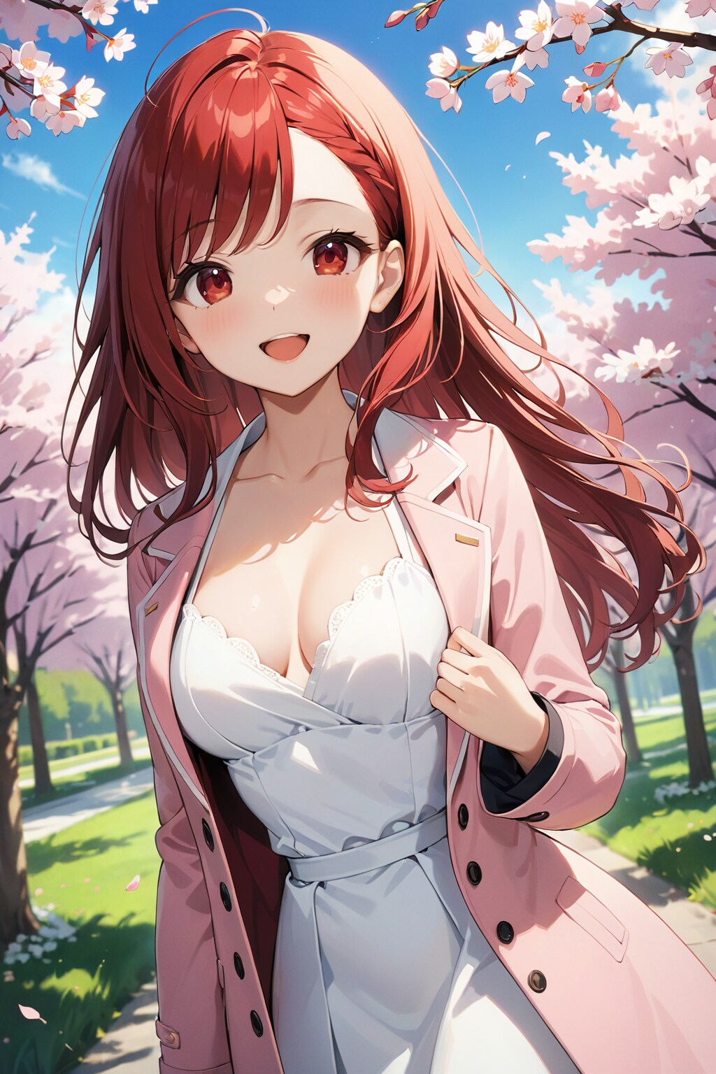 ミオと桜を