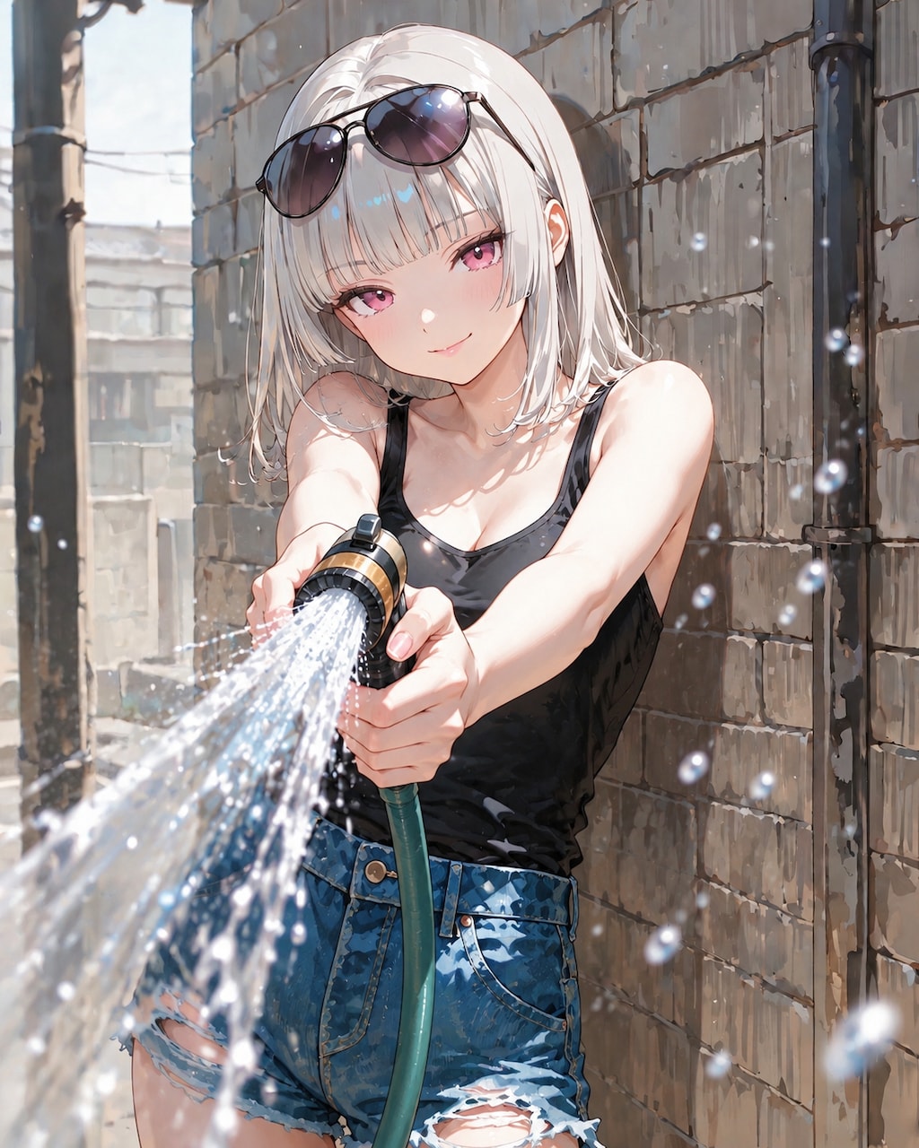 水遊び