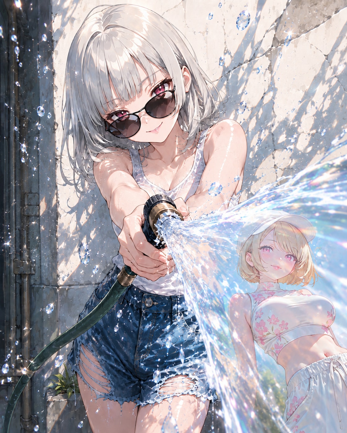 水遊び