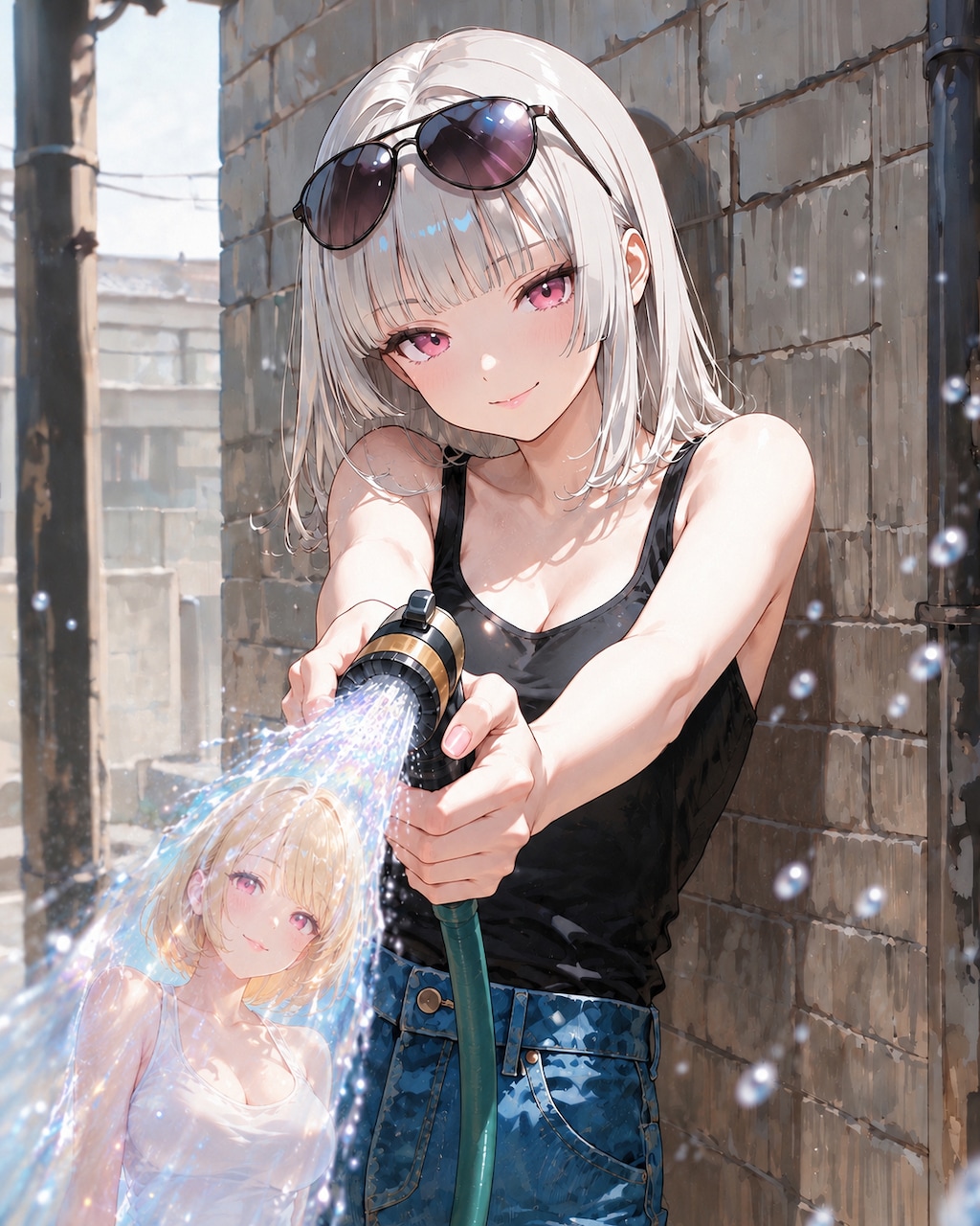 水遊び