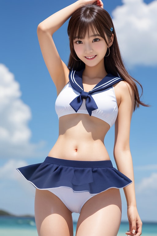 セーラー水着