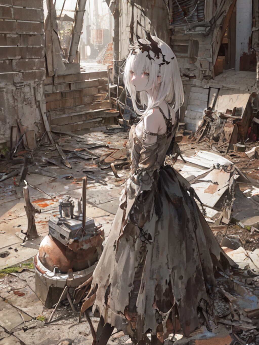 壊れたアンドロイドと朽ちたロボット