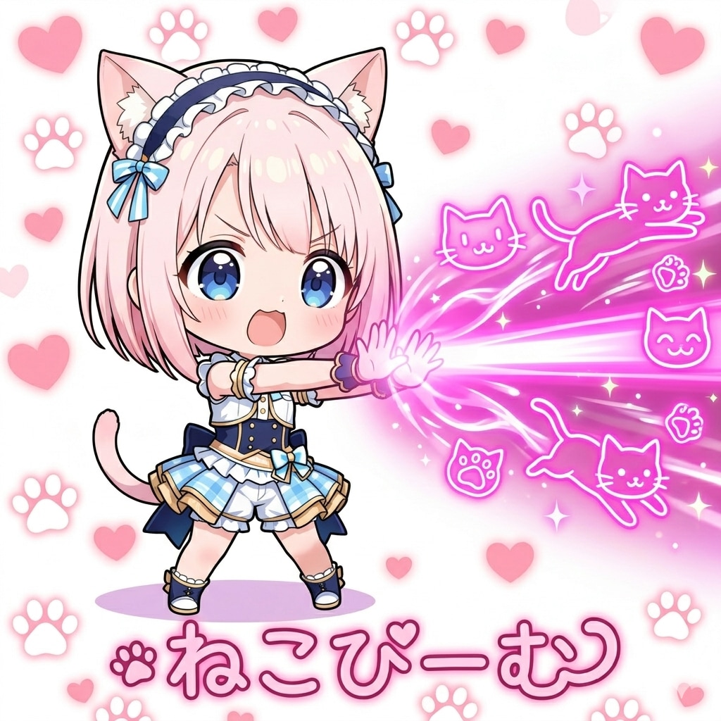 ねこびーむ