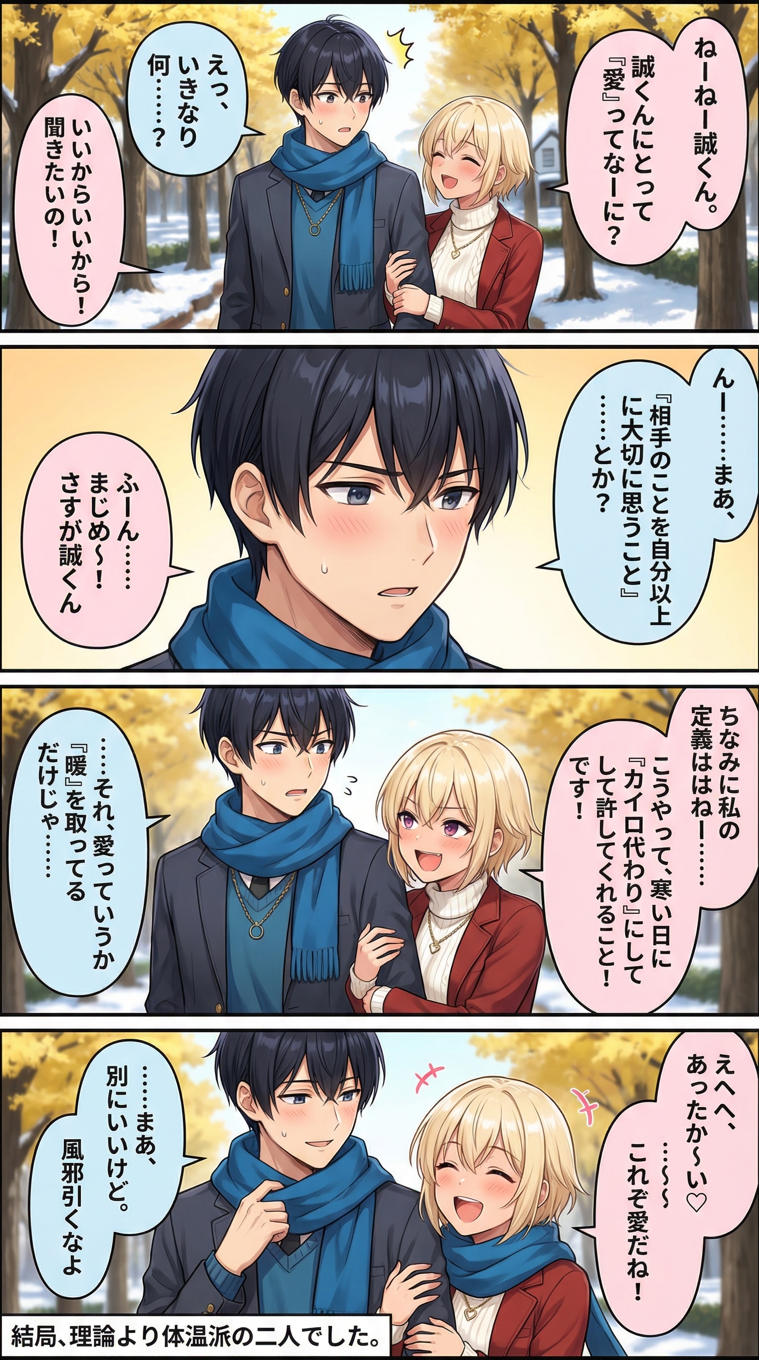 恋愛4コマ | の人気AIイラスト・グラビア