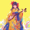 🌺琉装と三線🌺 3枚目