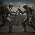 戦う人型ロボット。1914年と1950年Ver。 2枚目
