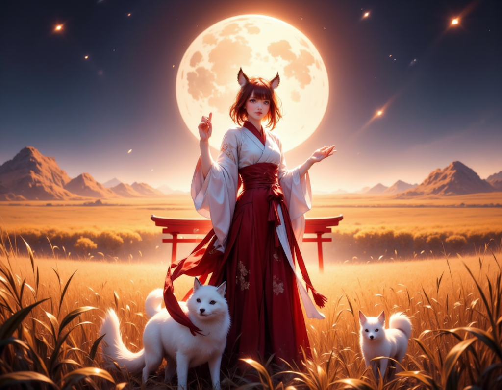 お稲荷様：ケモ耳って昔っから人気あったんですね～