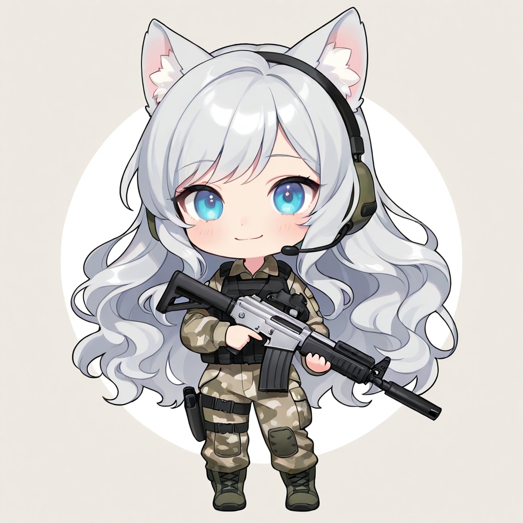 【ＦＡ】カモフラウルフちゃんに誕生日ケーキを