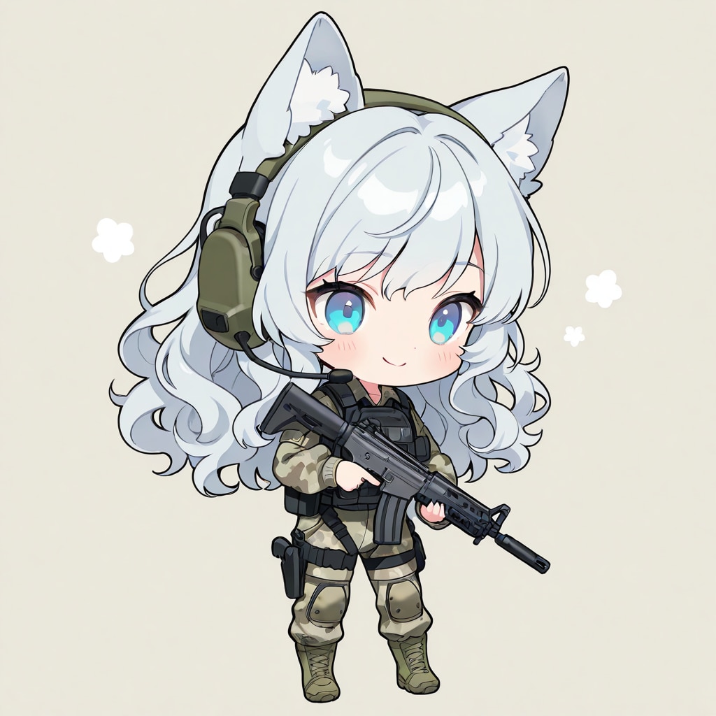 【ＦＡ】カモフラウルフちゃんに誕生日ケーキを