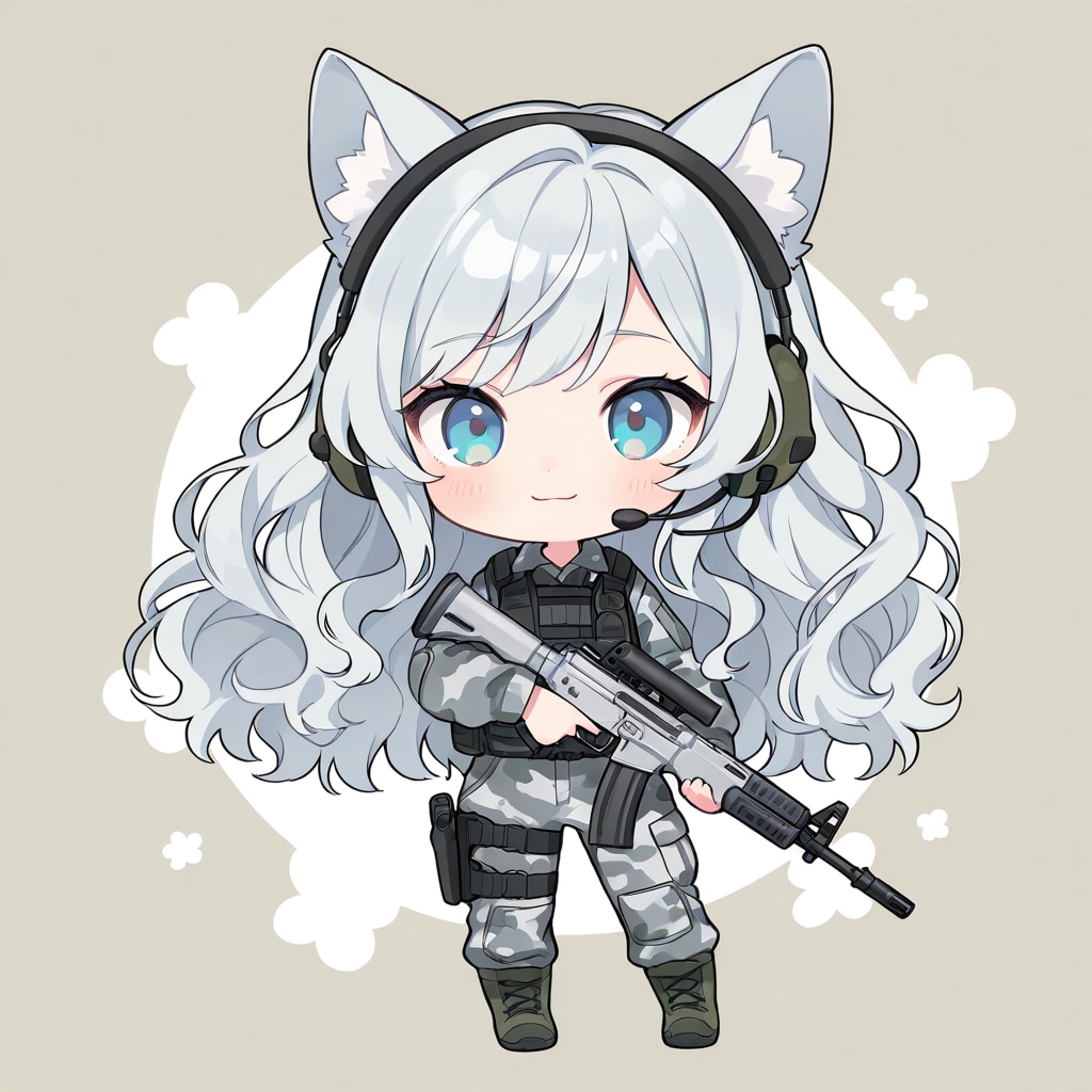 【ＦＡ】カモフラウルフちゃんに誕生日ケーキを