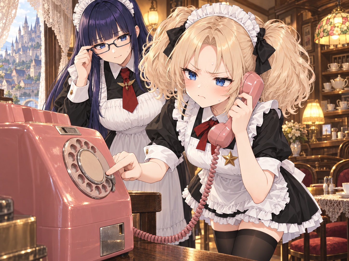 ピンクの電話 | の人気AIイラスト・グラビア