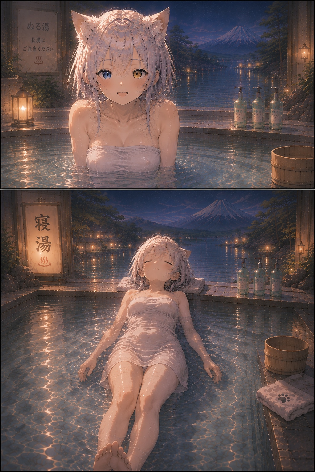 真銀（ましろ）ちゃんの銭湯シリーズ　13