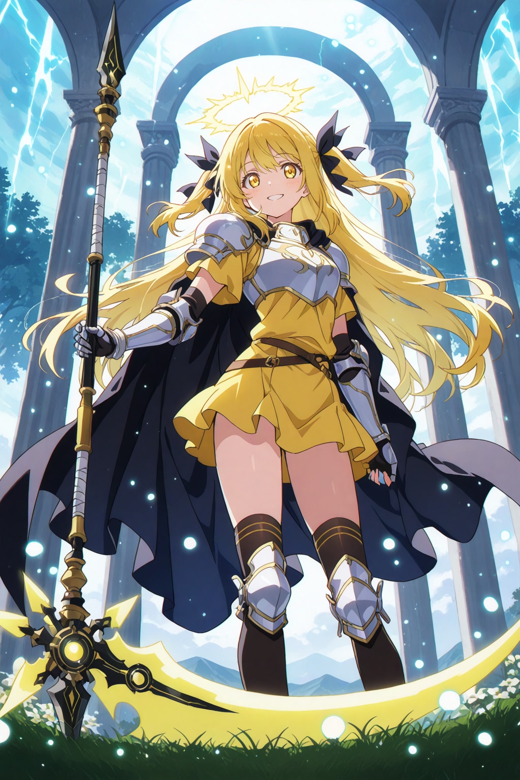 私の大鎌はビリってするよ