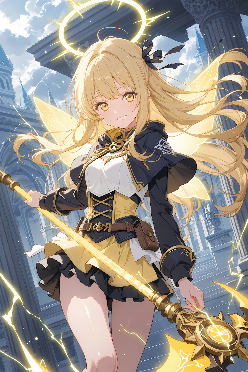 私の大鎌はビリってするよ