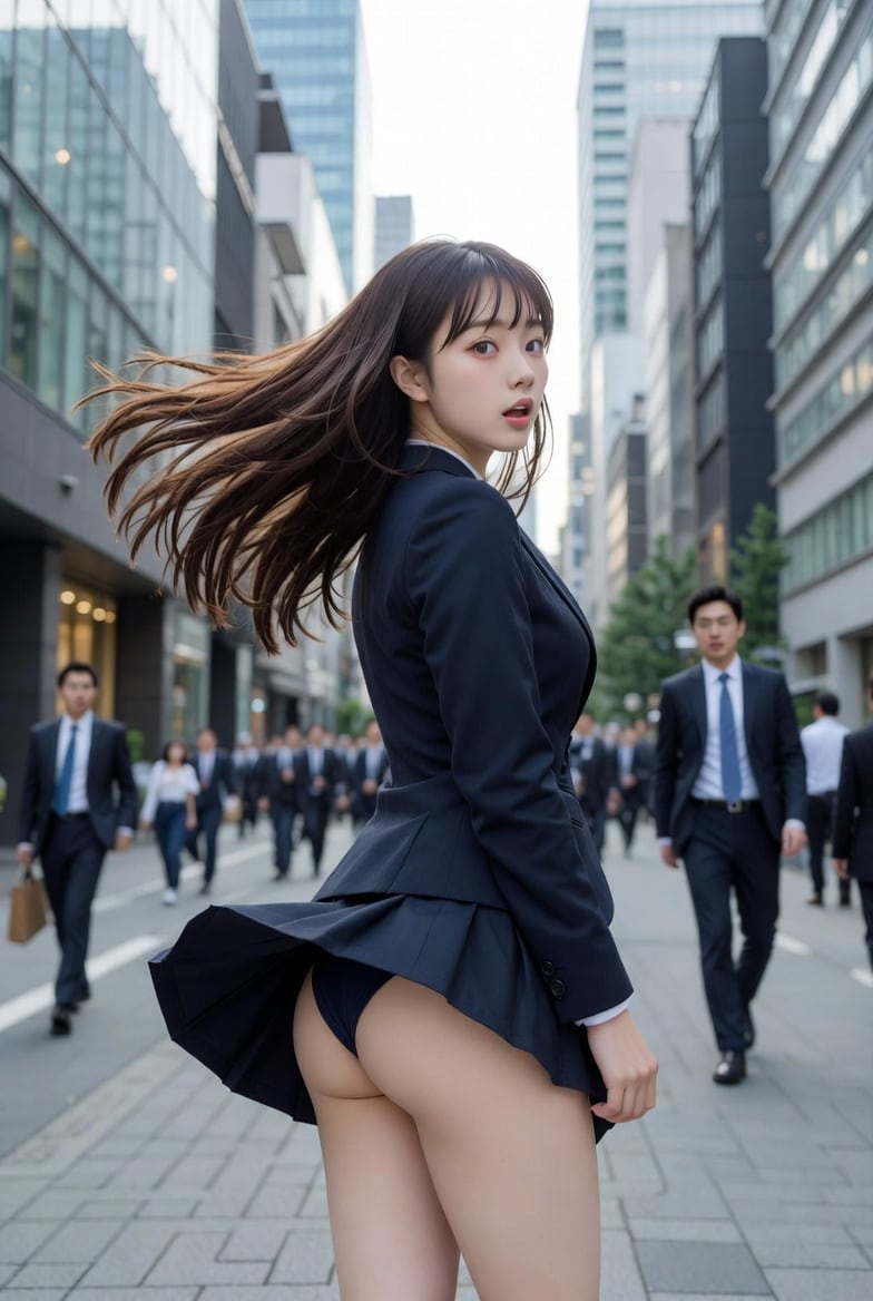 オフィス街の風 R15