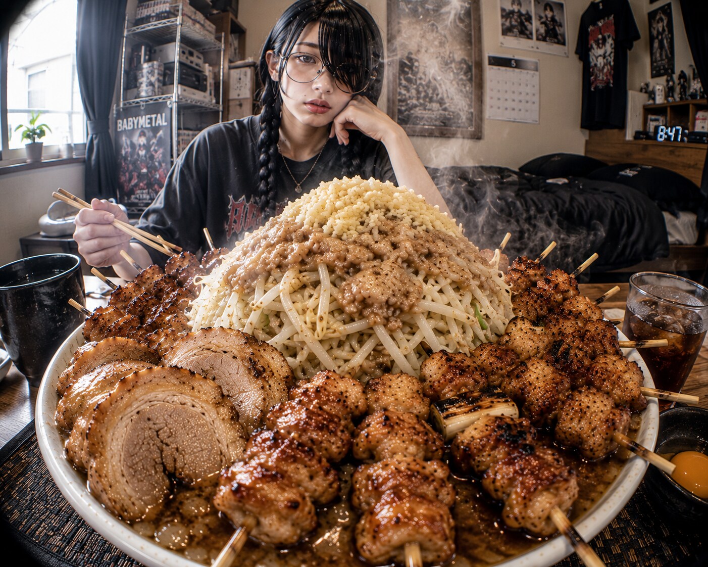 朝ラーメン🚬🍺🥛 | の人気AIイラスト・グラビア