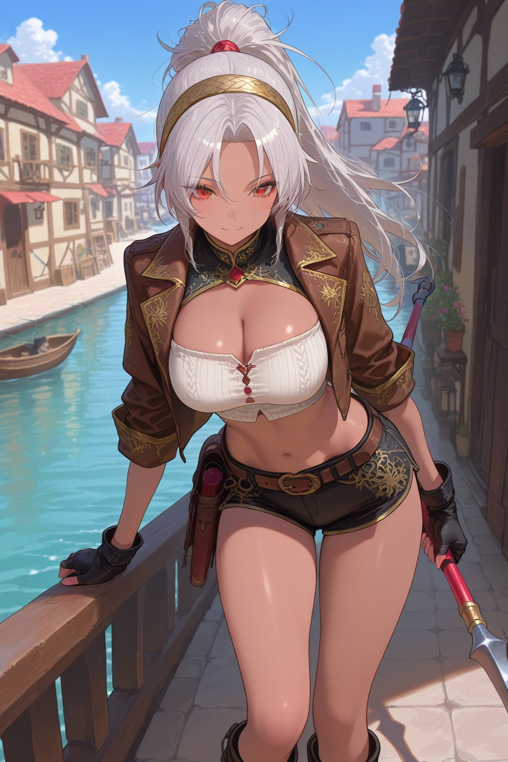 港町のダークエルフ