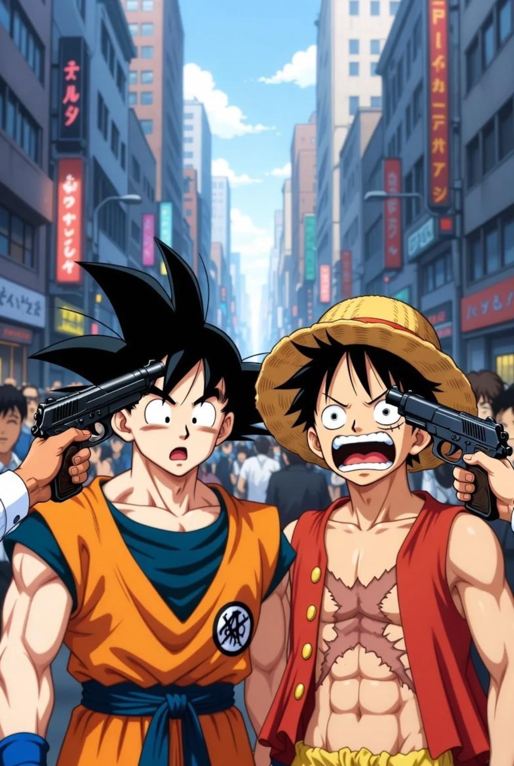 銃が効かない2人