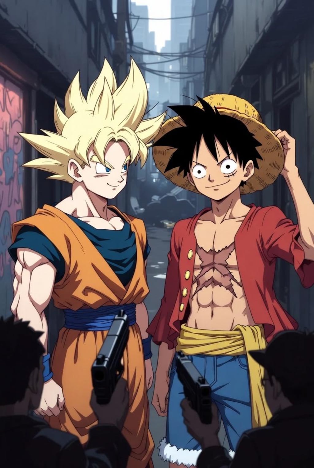 銃が効かない2人