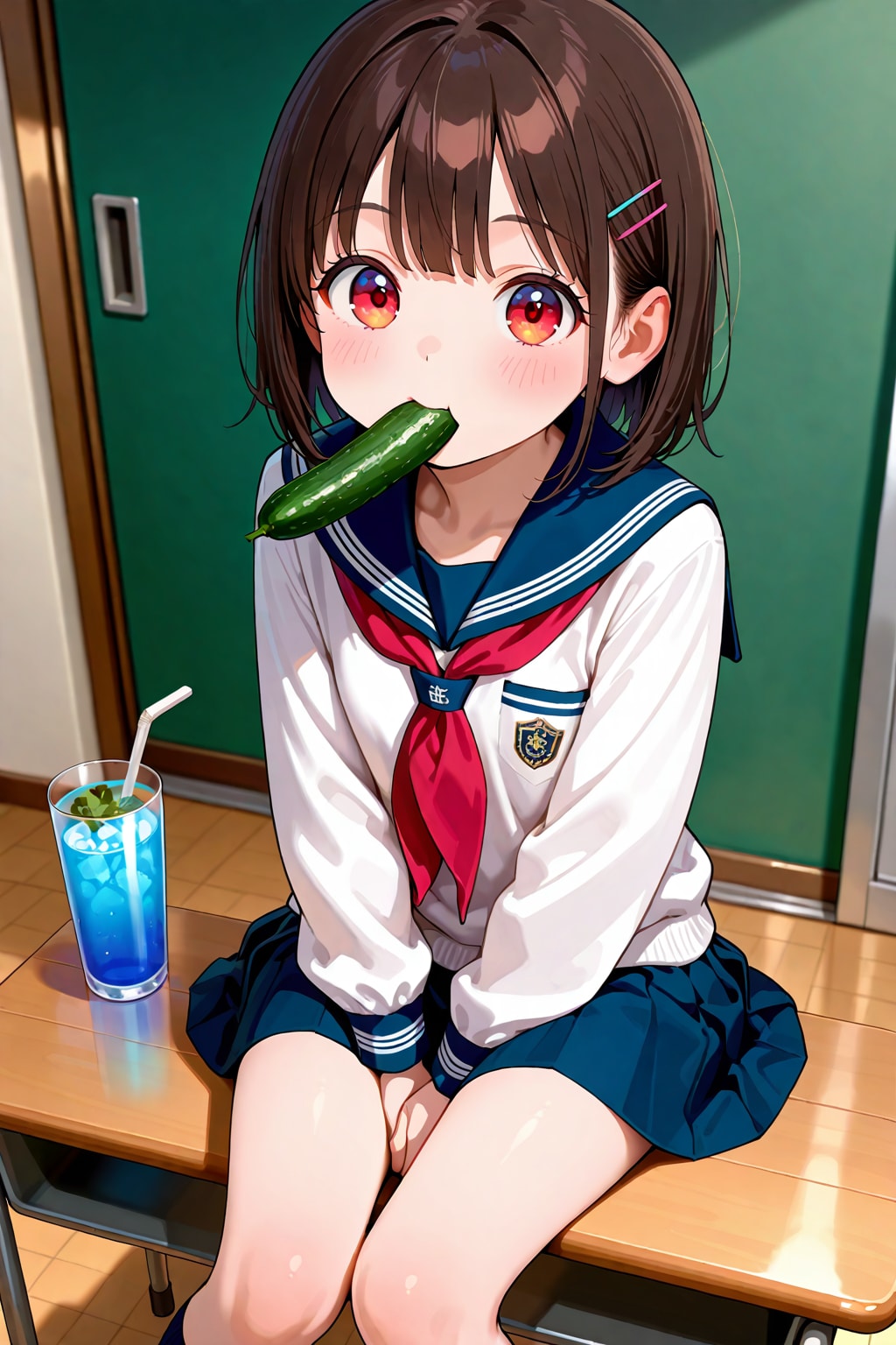 冷やしきゅうり食べ始めました